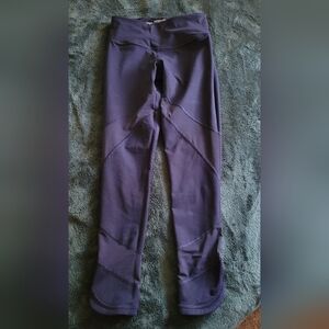 Navy Crop Victoria Sport Leggings